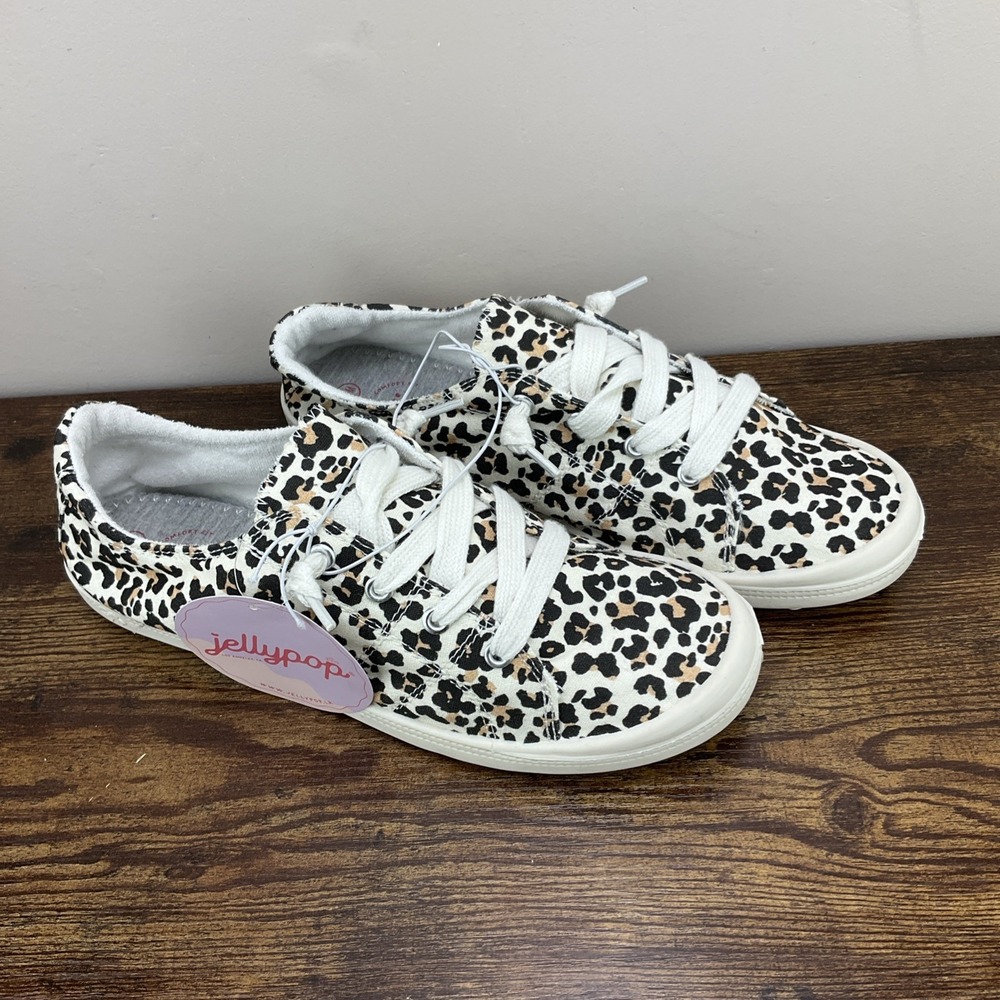 JellyPop womens fashion cheetah print sneakers